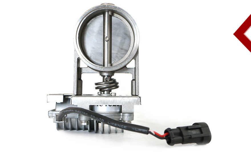 Stainless Steel 304+Zinc Alloy Electric Exhaust Valve High Temperature