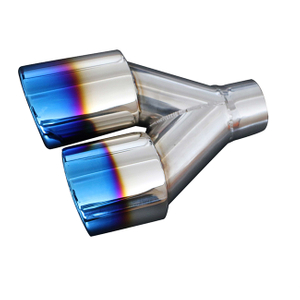 Titanium+Stainless Steel Exhaust Tip Mirror Polished