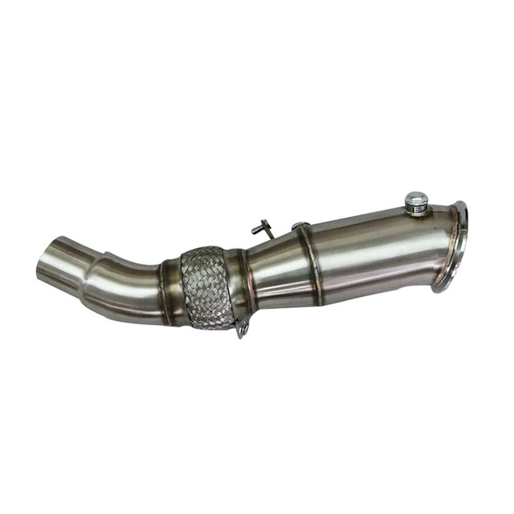 Stainless Steel 304+brushed Thickness 1.5mm Exhaust Downpipe BMW 328i 330i