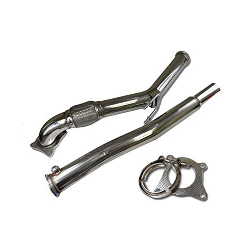 VW Golf GTi Jetta Audi A3 Stainless Steel 201 Mirror Polished Exhaust Downpipe