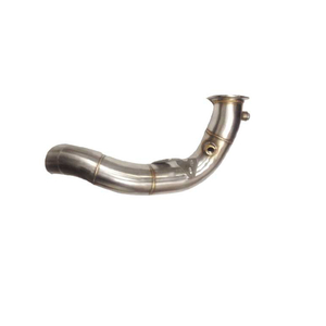 BMW M5 F10 without Catalytic Converter Stainless Steel 304 Brushed Thickness 1.5mm Exhaust Downpipe