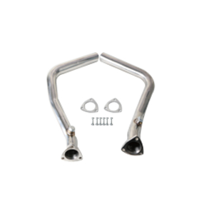 Porsche 986 Cat Pipes Polished Exhaust Downpipe